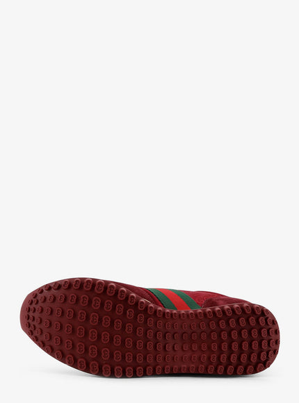Gucci Re-Motion Low-Top Suede Sneakers With Gg Supreme Fabric Inserts