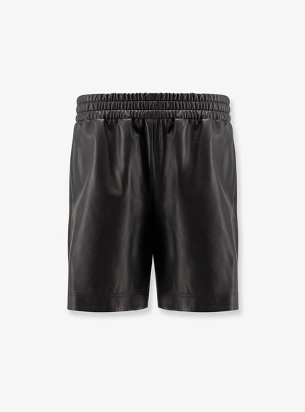 Gucci Leather Shorts 48 Black