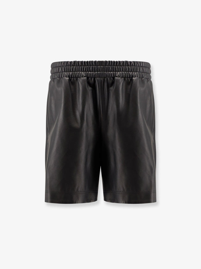 Gucci Leather Shorts 48 Black