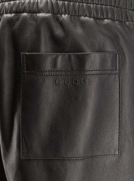 Gucci Leather Shorts
