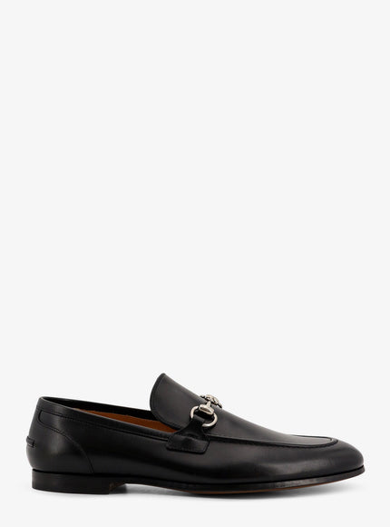 Gucci Jordaan Leather Loafers Black