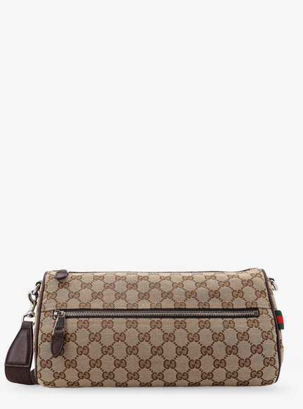 Gucci Gg Fabric Cylindrical Crossbody Bag Uni B.eb Cocoa Coc Vrv