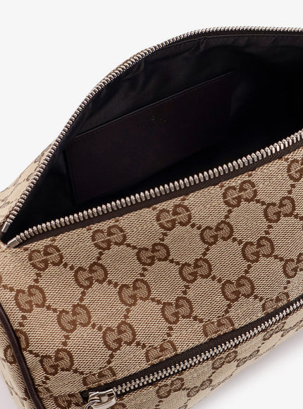 Gucci Gg Fabric Cylindrical Crossbody Bag