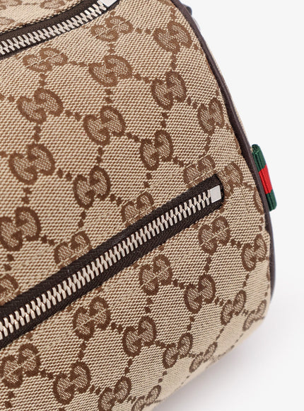 Gucci Gg Fabric Cylindrical Crossbody Bag