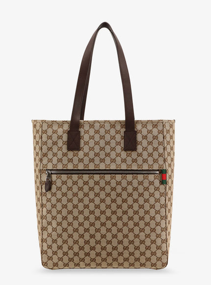 Gucci Gg Fabric Shopping Bag Uni B.ebony Cocoa Vrv
