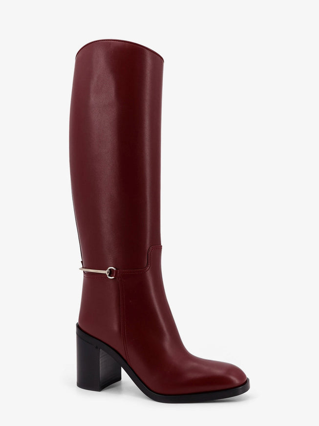 Gucci Gucci Rosso Ancora Leather Boots