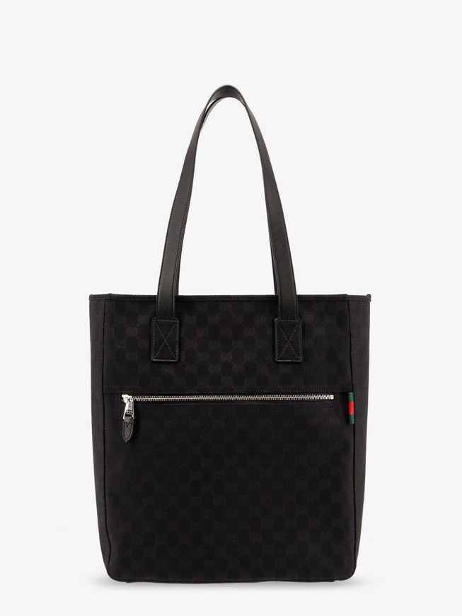 Gucci Gg Fabric Shopping Bag Uni Blk Blk Wrw
