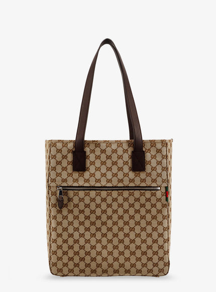 Gucci Gg Fabric Shopping Bag Uni B.ebony Cocoa Vrv