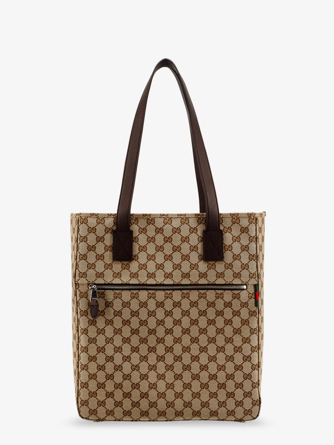 Gucci Gg Fabric Shopping Bag Uni B.ebony Cocoa Vrv