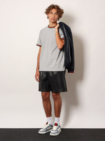 Gucci Cotton T-Shirt With Web Detail