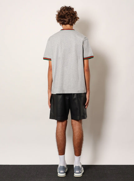 Gucci Cotton T-Shirt With Web Detail