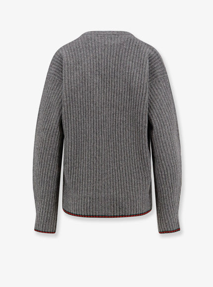 Gucci Ribbed Wool Cardigan