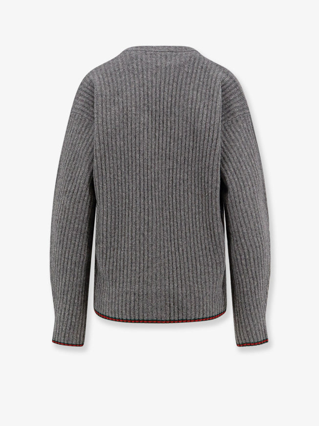 Gucci Ribbed Wool Cardigan