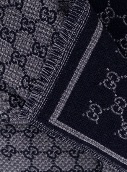 Gucci Wool Gg Scarf