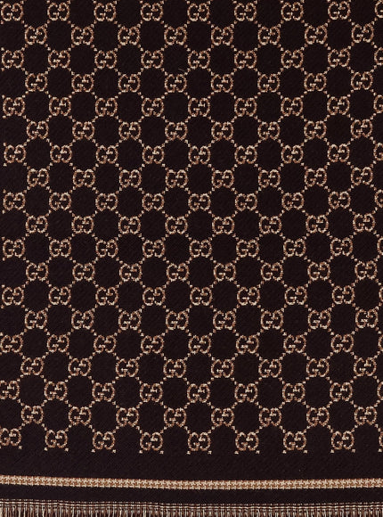 Gucci Wool Gg Scarf