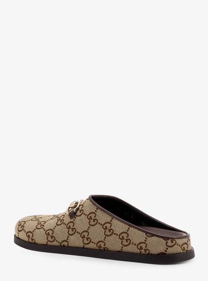 Gucci Gg Supreme Fabric Mule