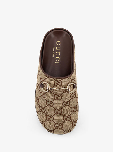 Gucci Gg Supreme Fabric Mule