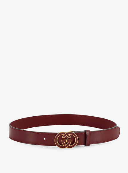 Gucci Leather Belt Rosso Anco Rosso Anc