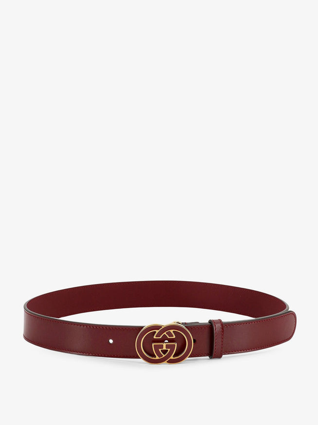 Gucci Leather Belt Rosso Anco Rosso Anc