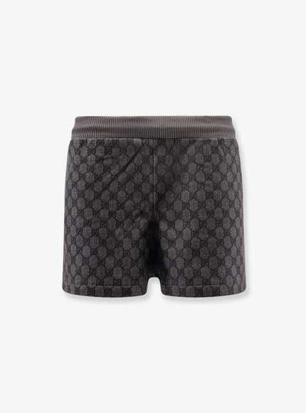 Gucci Gg Supreme Fabric Shorts Black