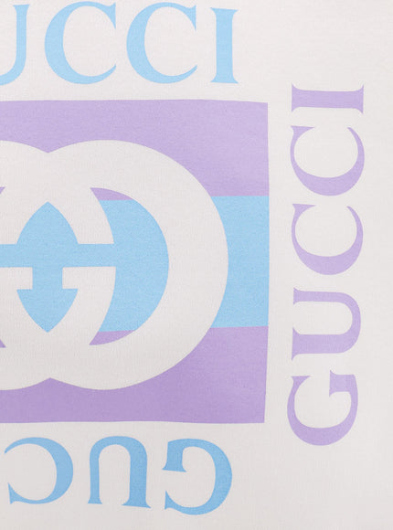 Gucci Hooded Cotton Blend Sweatshirt