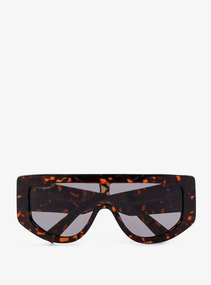 Gucci Rectangular Acetate Sunglasses Uni Havana-Havana-Grey