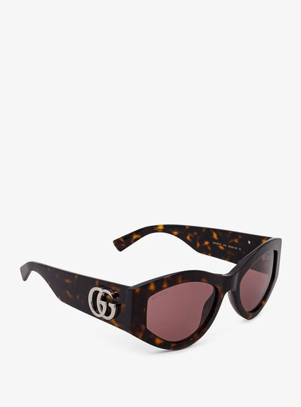 Gucci Oval Acetate Sunglasses