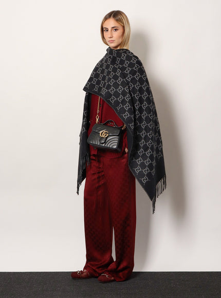 Gucci Gucci Rosso Ancora Viscose Blend Trousers