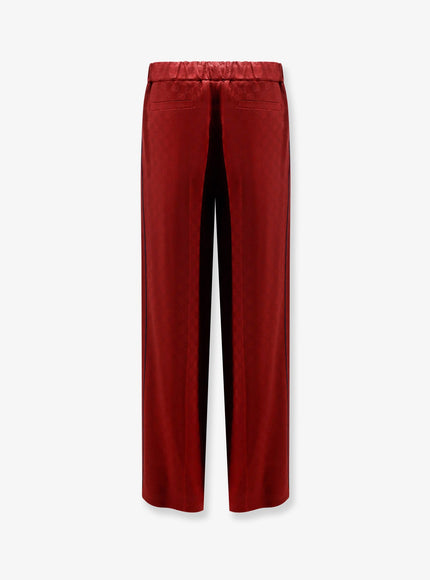 Gucci Gucci Rosso Ancora Viscose Blend Trousers