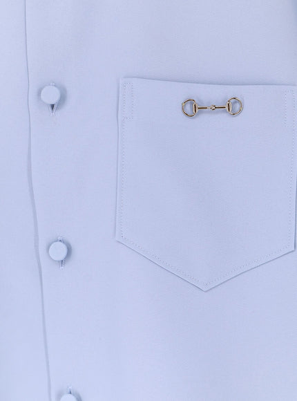Gucci Shirt With Horsebit Detail