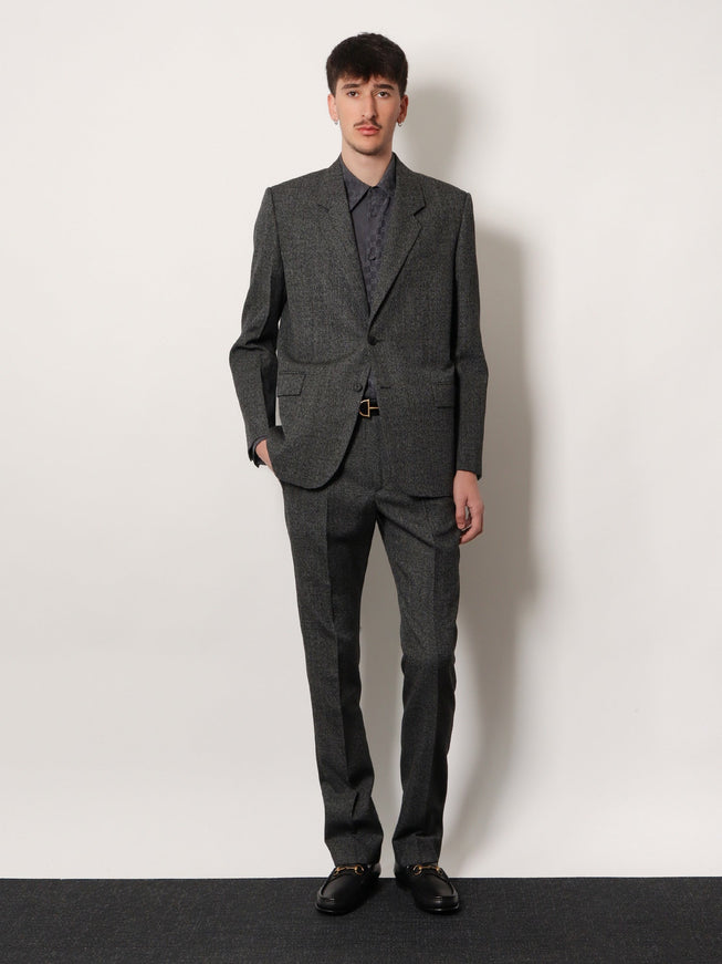 Gucci Gg Jacquard Silk Shirt