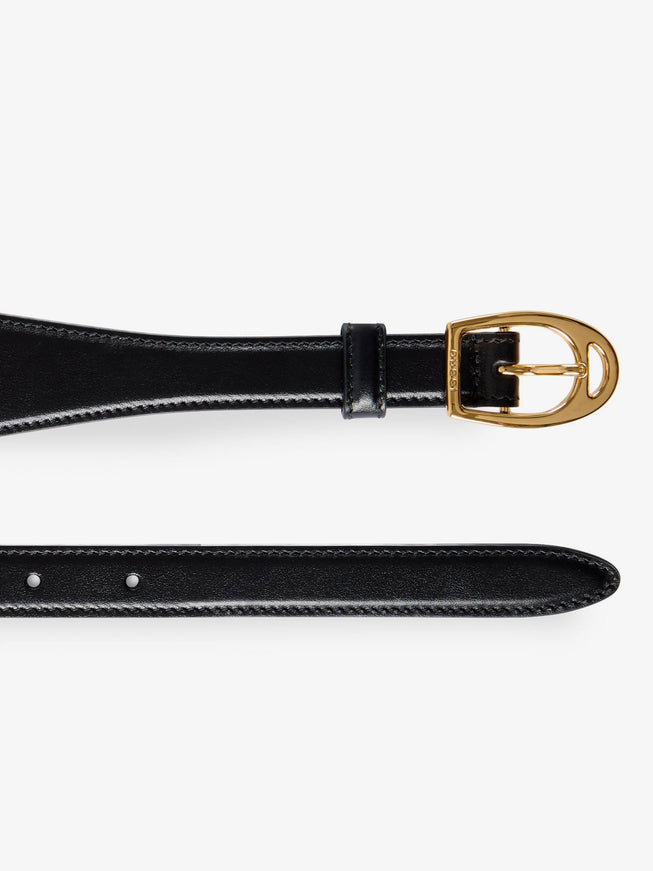 Gucci Leather Belt With Oversized Horsebit