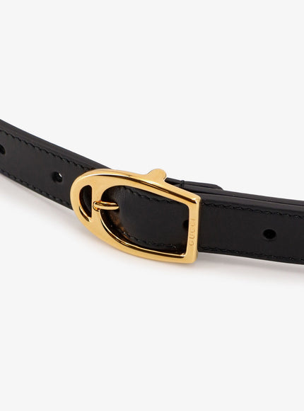 Gucci Leather Belt With Maxi Metal Horsebit