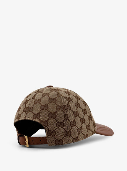 Gucci Gg Supreme Fabric Baseball Hat