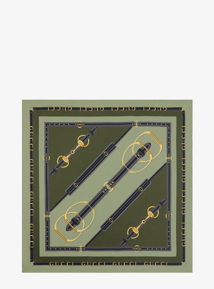Gucci Silk Scarf Uni Reseda Light Green