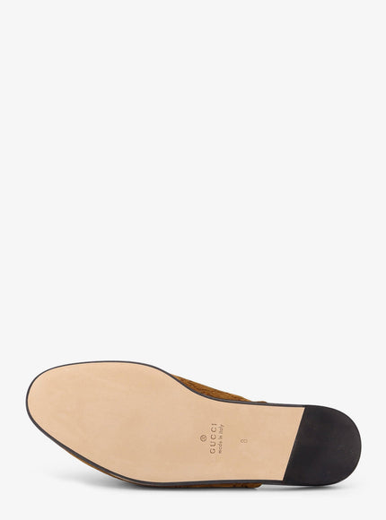 Gucci Suede Sabot With Horsebit Detail