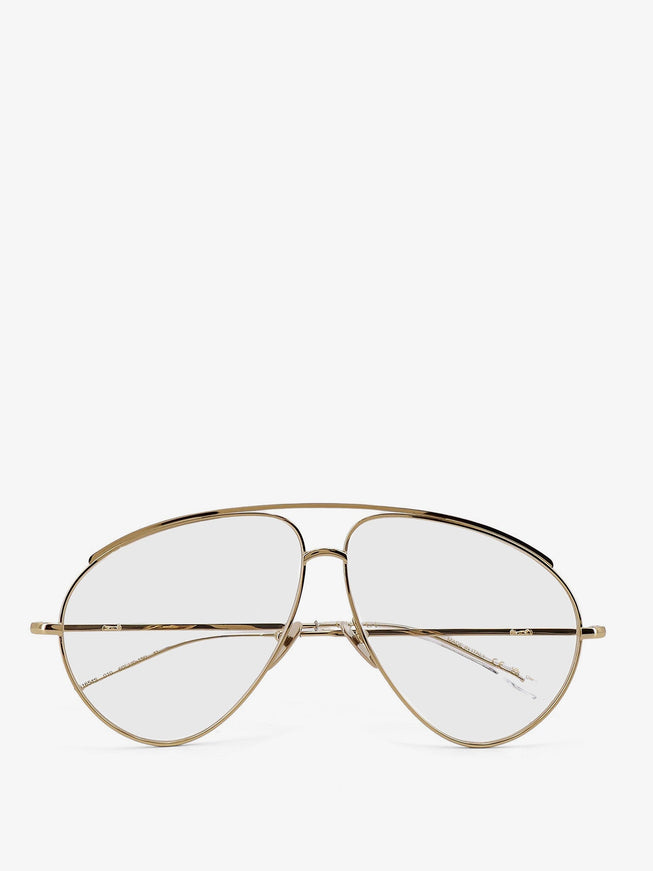 Gucci Metal Sunglasses Uni Gold-Gold-Tras-Chain