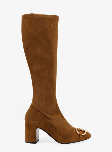 Gucci Suede Boots With Metal Horsebit Pepper Br Pep.br P.b