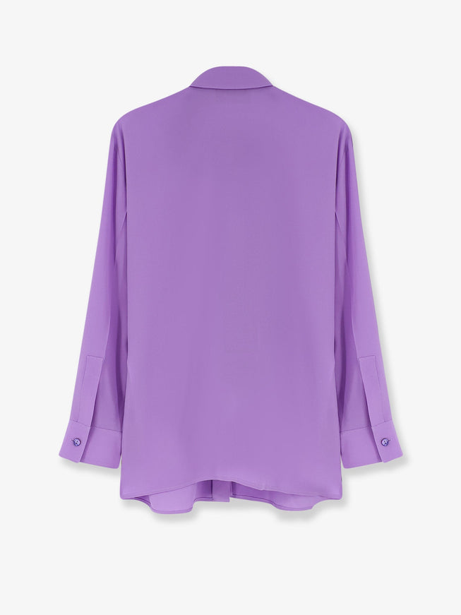 Gucci Silk Shirt With Gg Embroidery