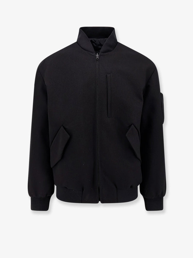 Hevo Castro Cotton Bomber Jacket Nero