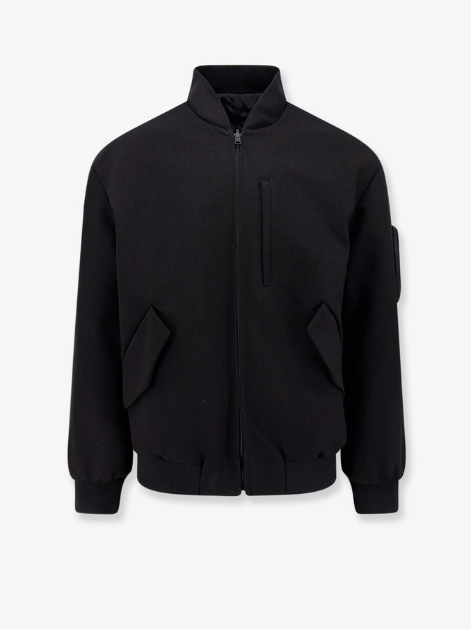 Hevo Castro Cotton Bomber Jacket Nero