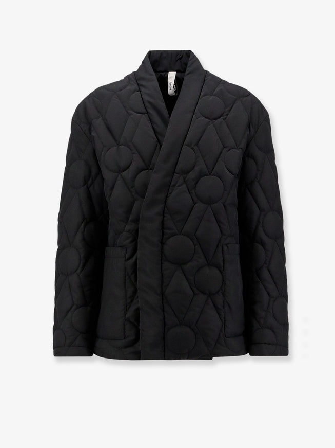 Hevo Faeto Quilted Nylon Down Jacket Nero