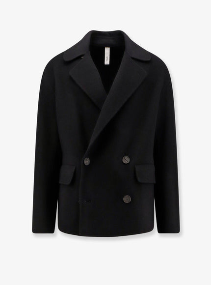 Hevo Galesano Wool Coat Nero