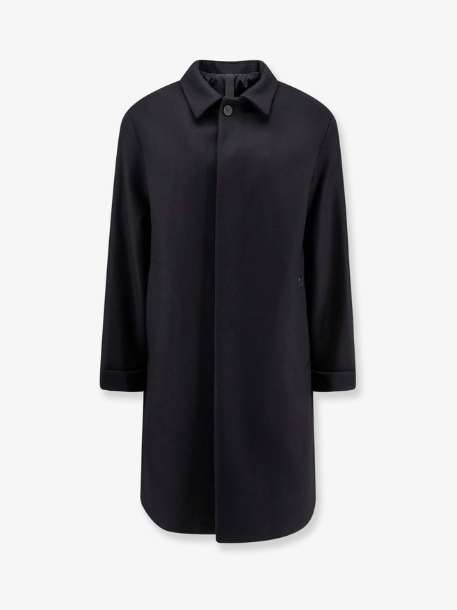 Hevo Loco Virgin Wool Coat Nero