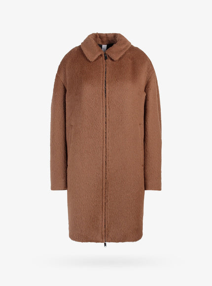 Hevo Alpaca And Virgin Wool With Zip 44 Marrone