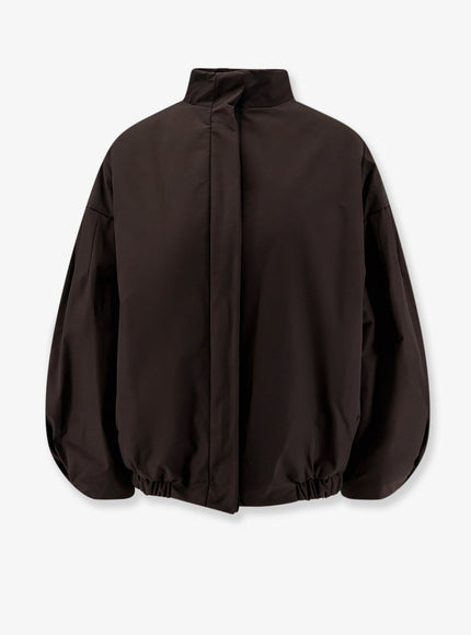 Hevo Porto Selvaggio Cotton Blend Jacket Dark Brown