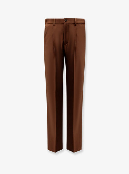 Hevo Torrecanne Viscose Blend Trousers Brown
