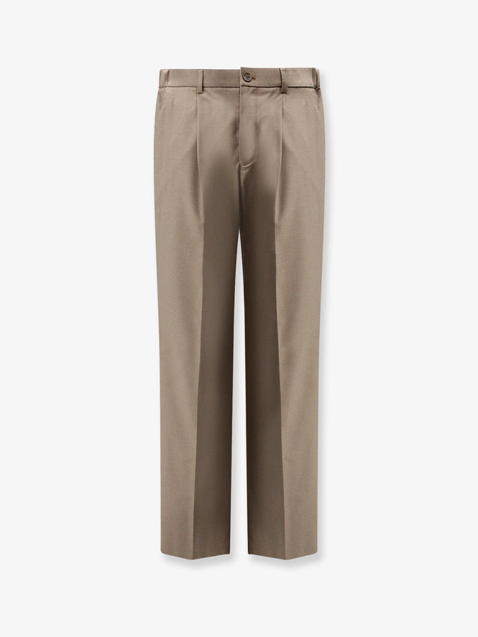Hevo Torrecanne Viscose Blend Trousers Tortora