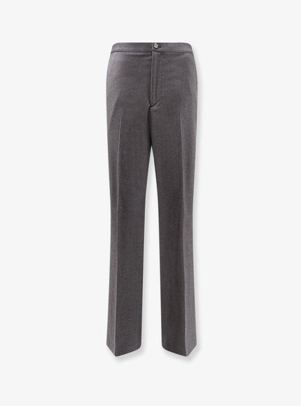 Hevo Torrepalane Virgin Wool Blend Trousers Nero