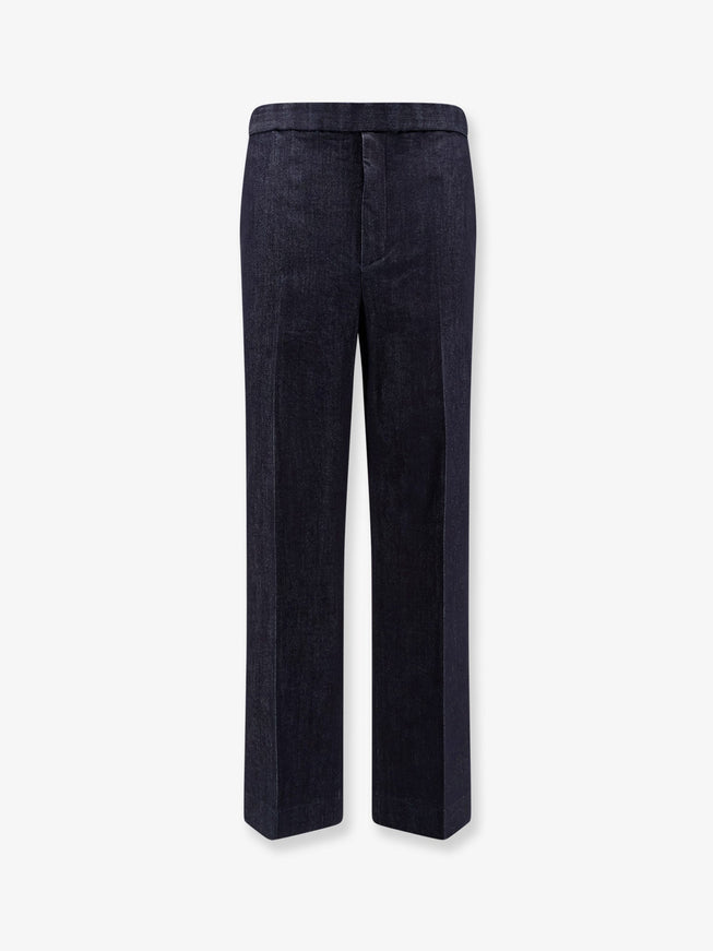 Hevo Torresgarrata Blue Denim Trousers Blu